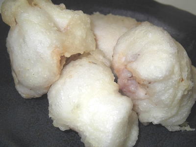 鮭白子の天ぷら