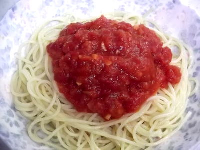 トマトソーススパゲッティ