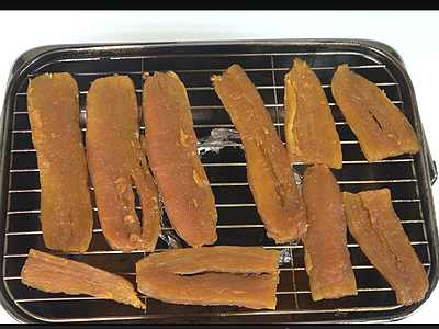 燻煙終了時の干し芋の状態