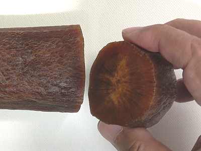 味噌大根をカットしてみました