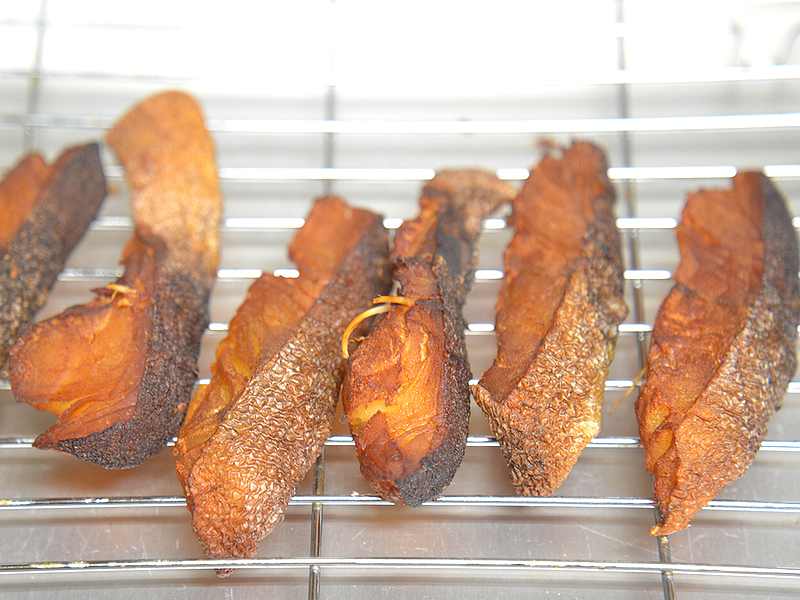 塩たら燻製の完成画像