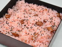 北海道風の金時豆入り赤飯