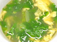 山東菜のスープ